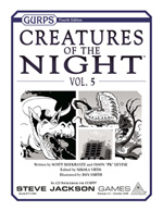 GURPS Creatures of the Night, Vol. 5 – Cover