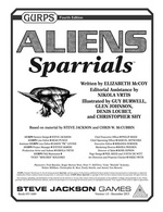 GURPS Aliens: Sparrials – Cover